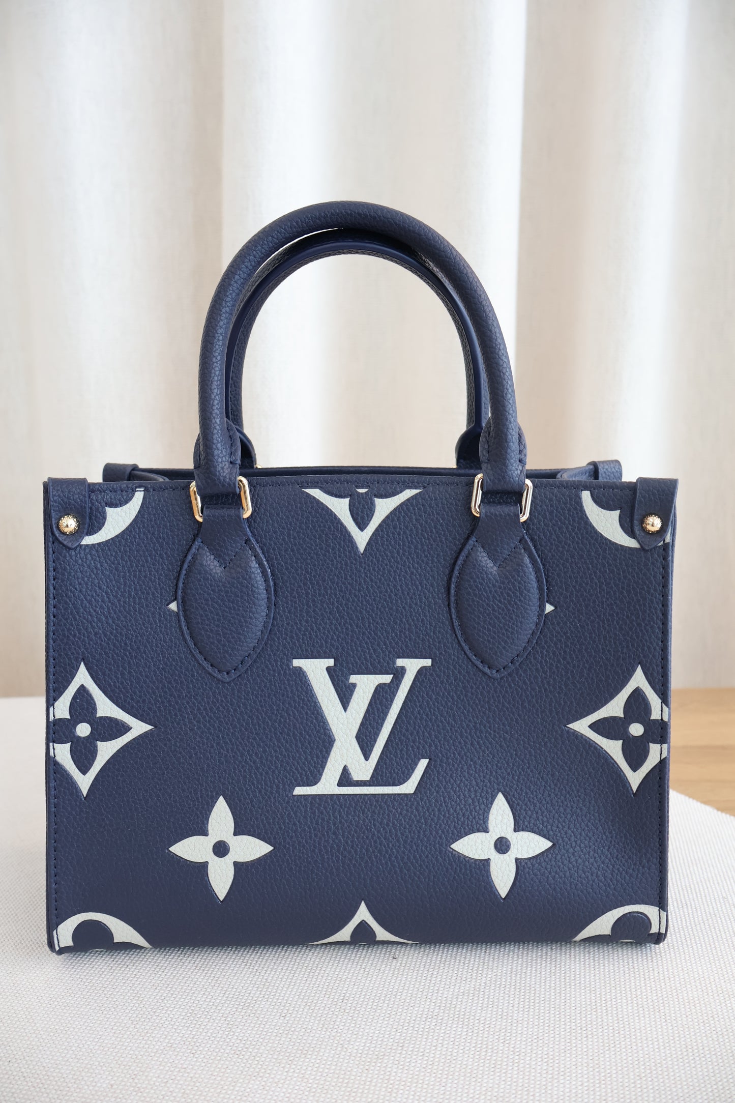 Louis Vuitton OnTheGo Navy Bicolor (Whatsapp for Price & Grade)