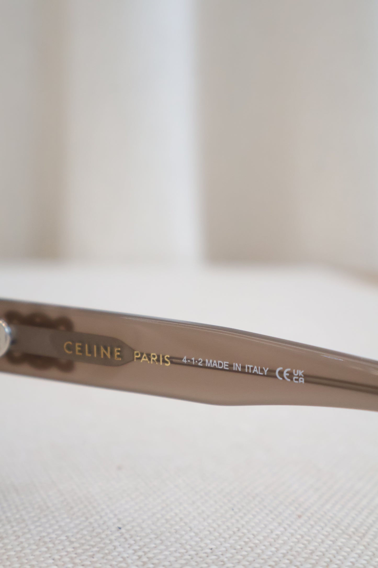 Celine Sunglasses CL40194 Beige Transparent (Whatsapp for Price & Grade)