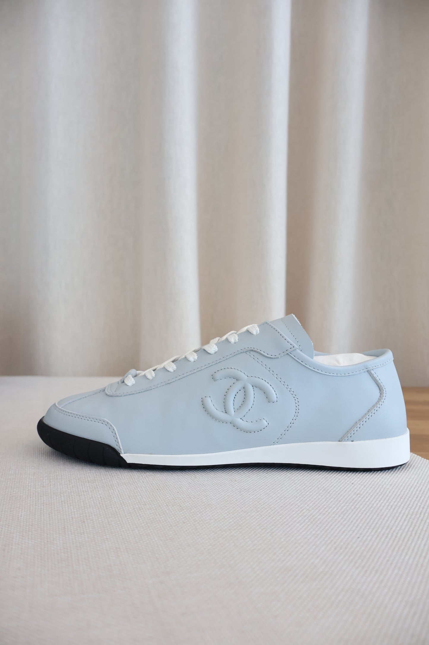 Chanel Light Blue Trainers Sneakers (Whatsapp for Price & Grade)