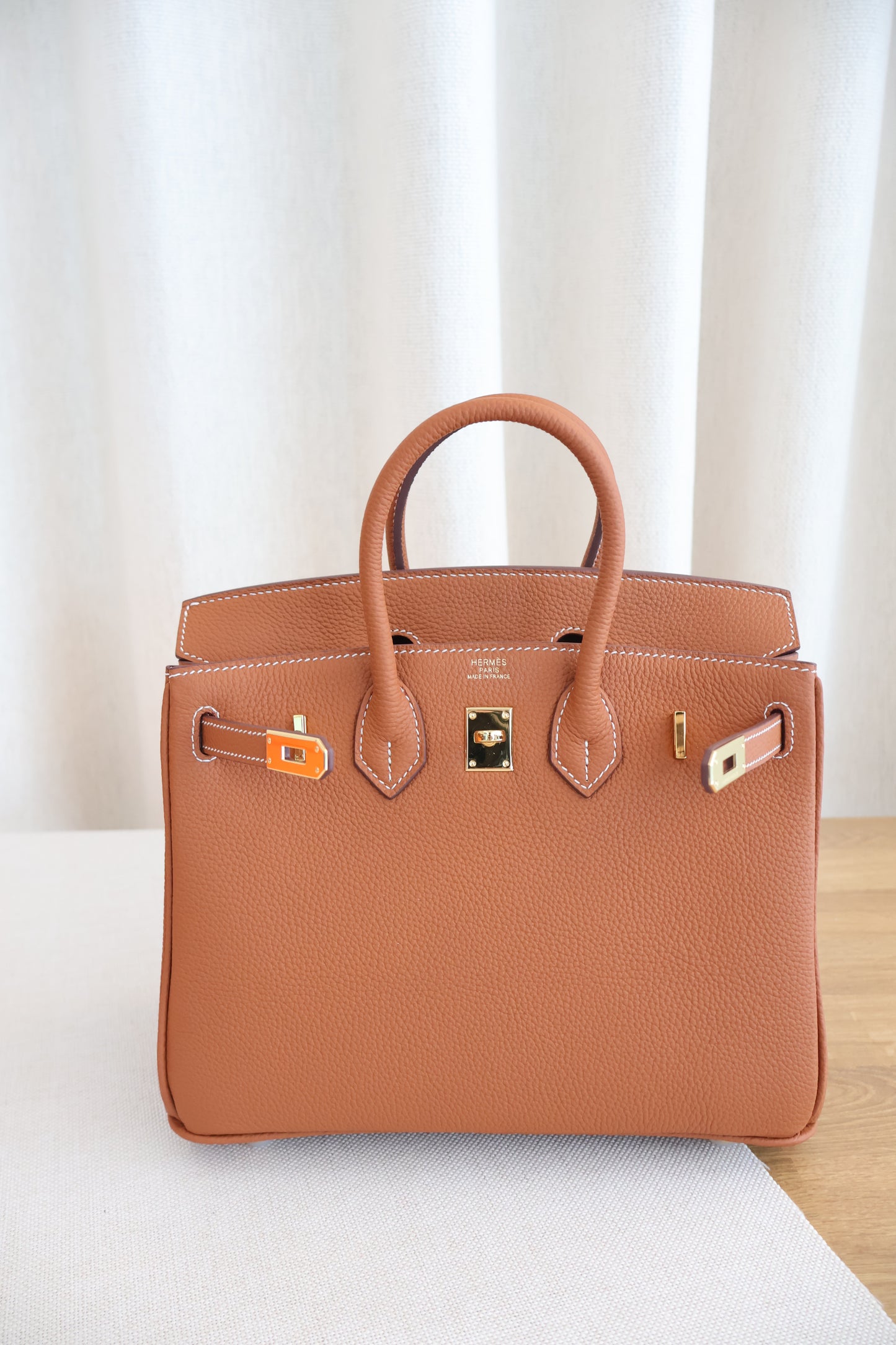 Hermes Birkin Tan x Gold Hardware (Whatsapp for Price & Grade)