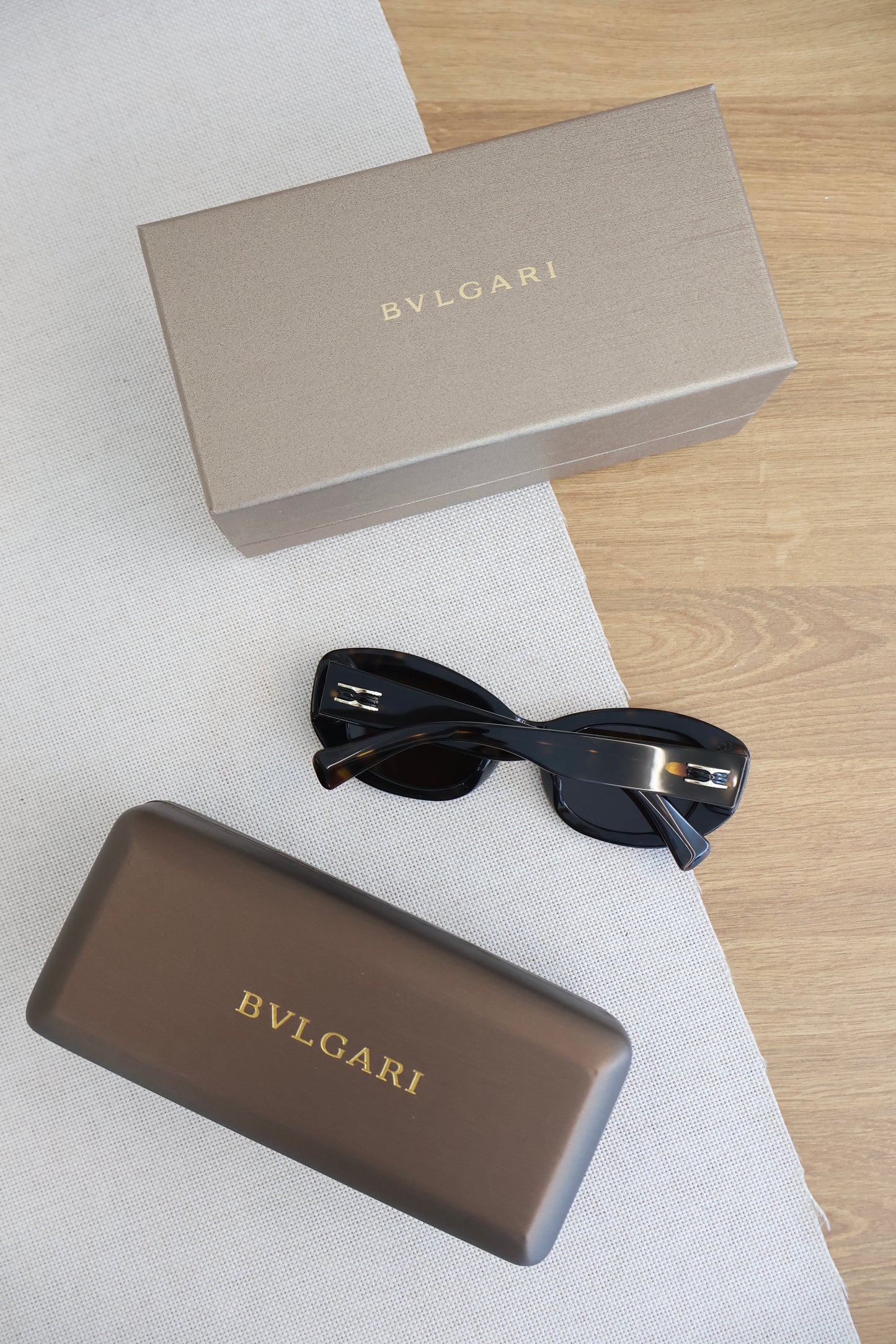 Bvlgari B.Zero 1 Brown Sunglasses (Whatsapp for Price & Grade)