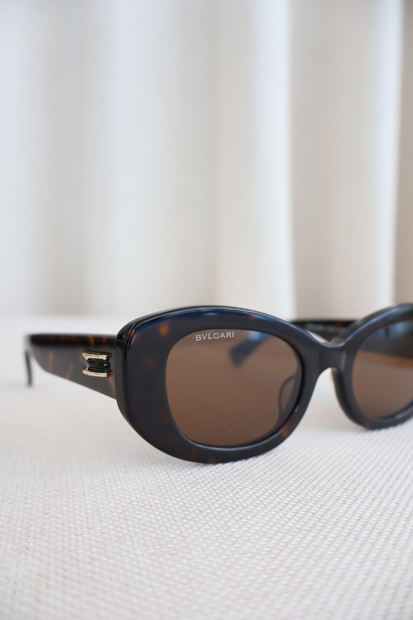 Bvlgari B.Zero 1 Brown Sunglasses (Whatsapp for Price & Grade)