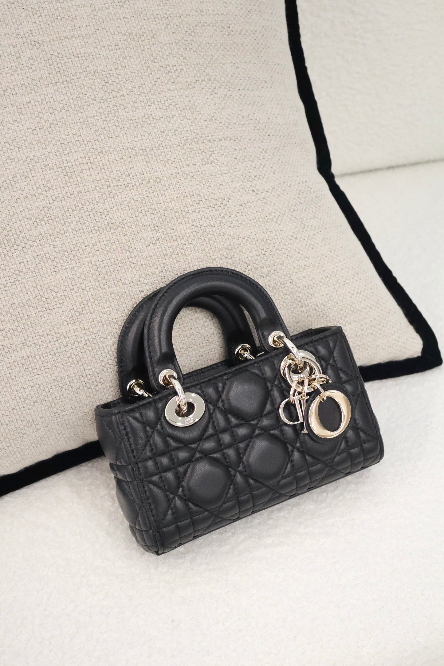 Dior Lady D-Joy Micro Bag Black (Whatsapp for Price & Grade)