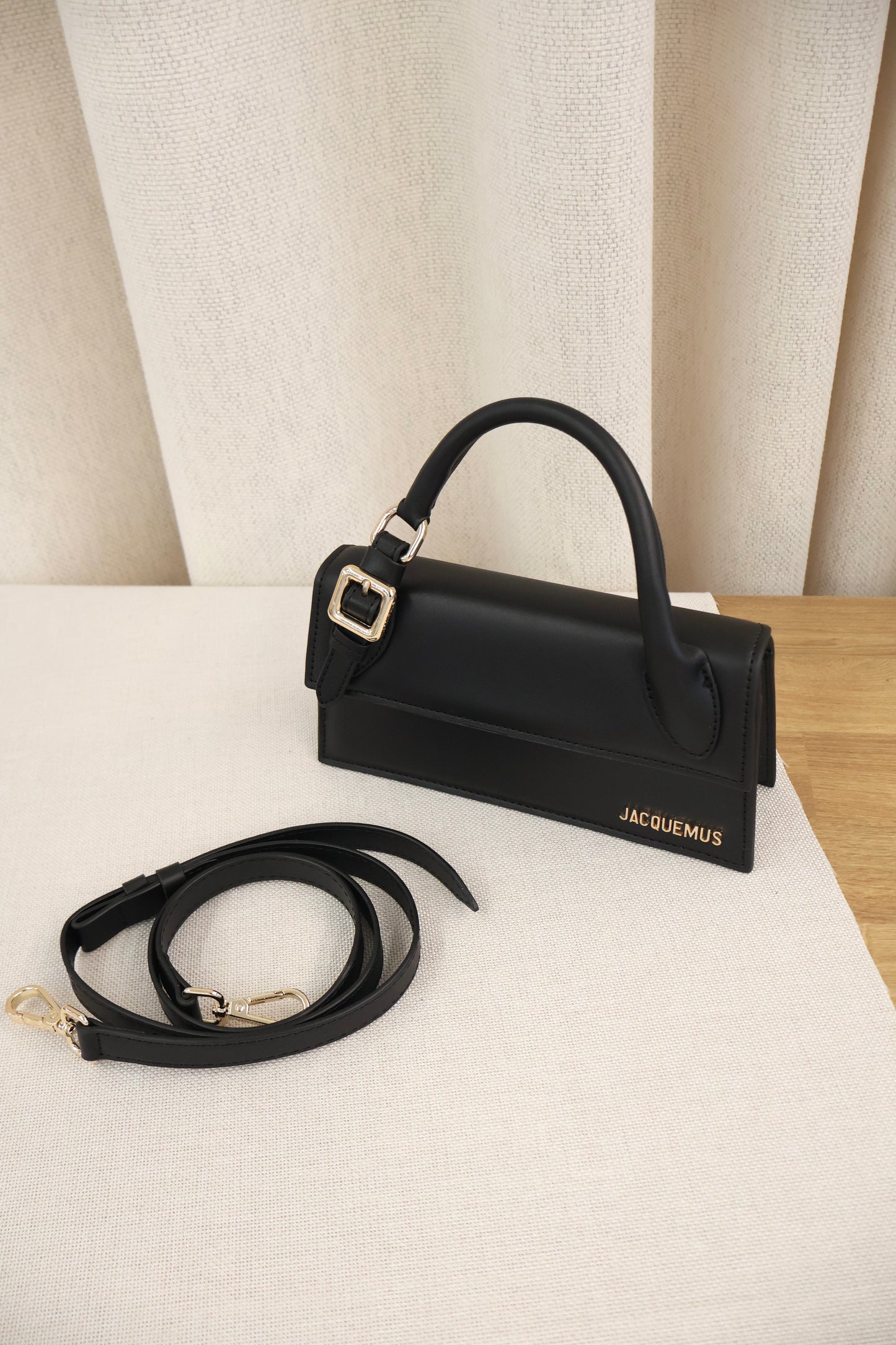 Jacquemus Le Chiquito Long Boucle Bag Black (Whatsapp for Price & Grade)