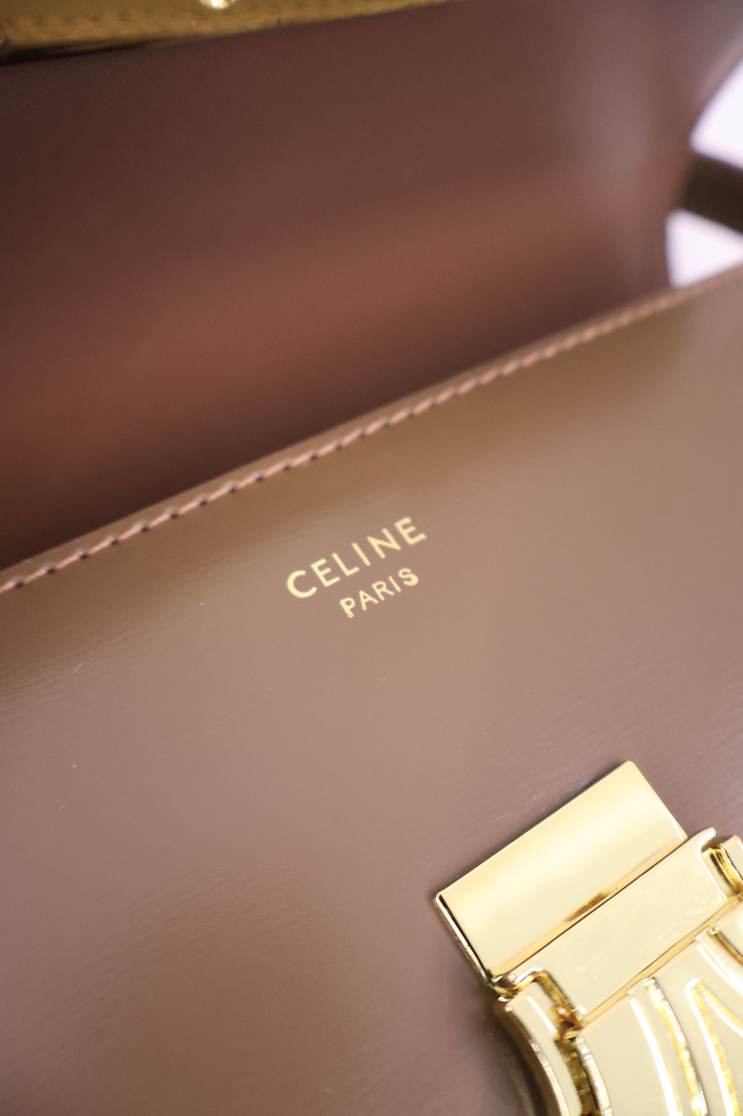 Celine Shoulder Bag Brown (Whatsapp for Price & Grade)