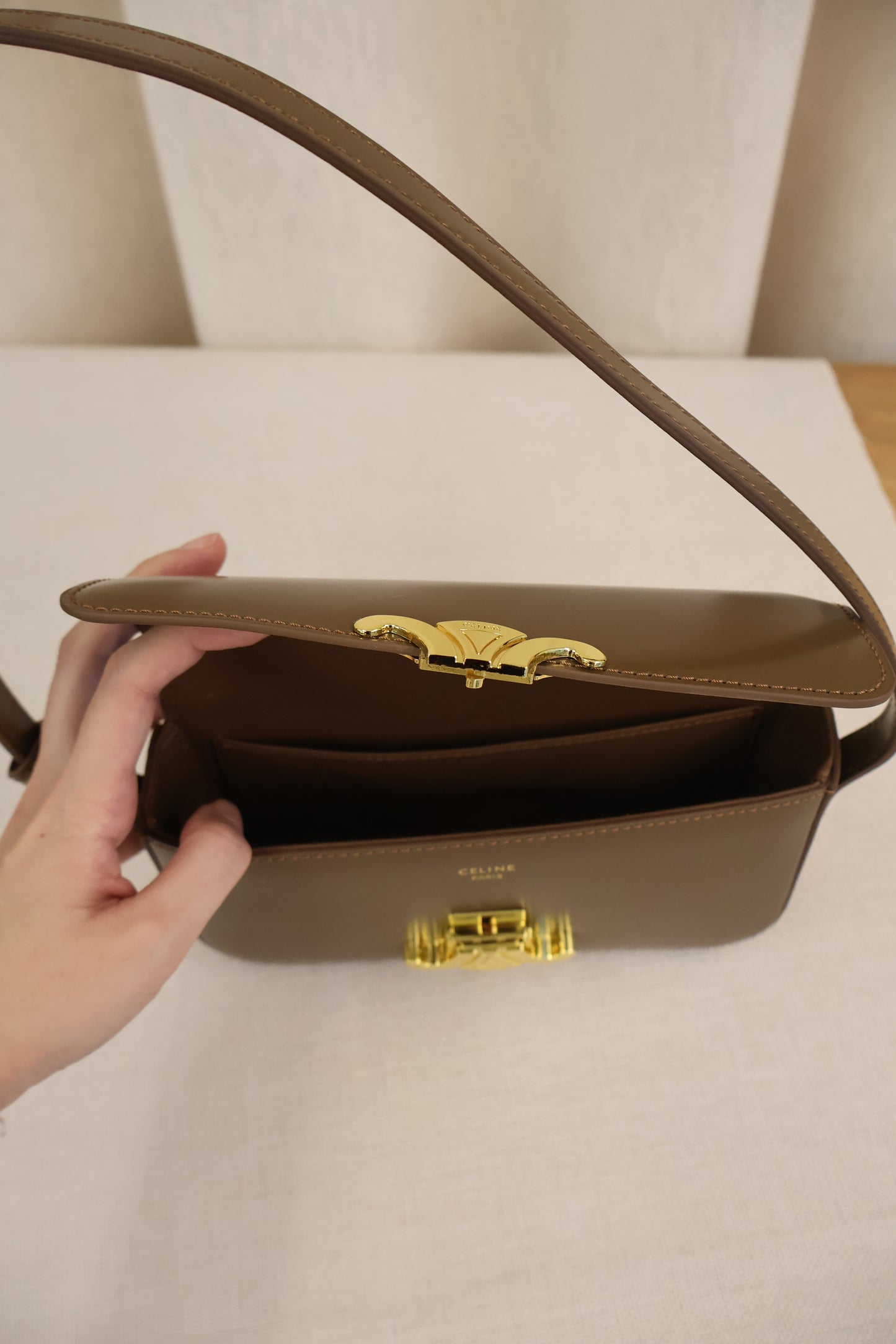 Celine Shoulder Bag Brown (Whatsapp for Price & Grade)