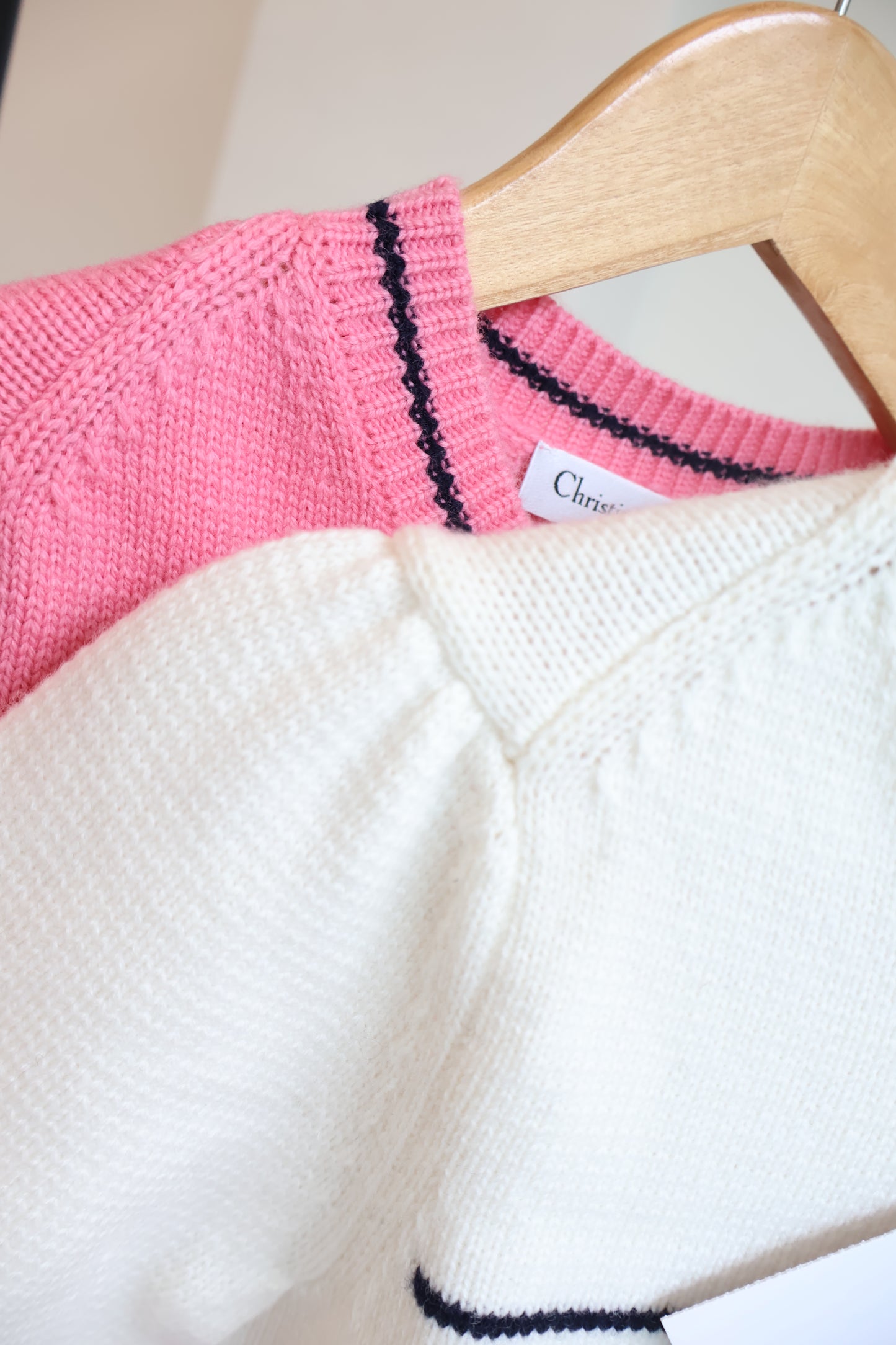 Dior Knitted Top Pink or White (Whatsapp for Price & Grade)