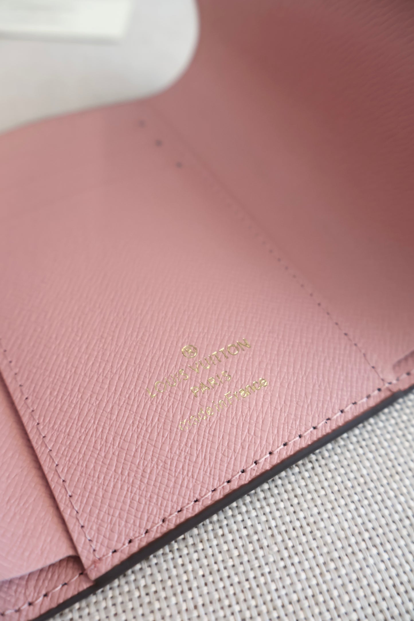 Louis Vuitton Victoria Wallet Monogram x Rose Ballerine (Whatsapp for Price & Grade)