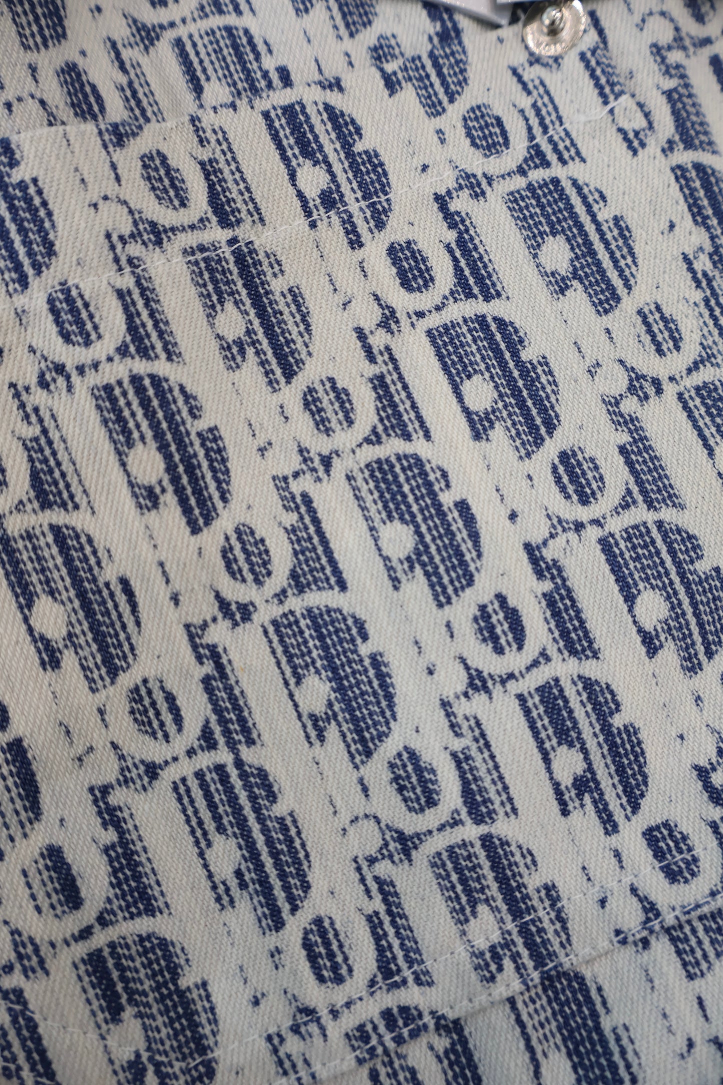 Dior Blue Shirt (Whatsapp for Price & Grade)