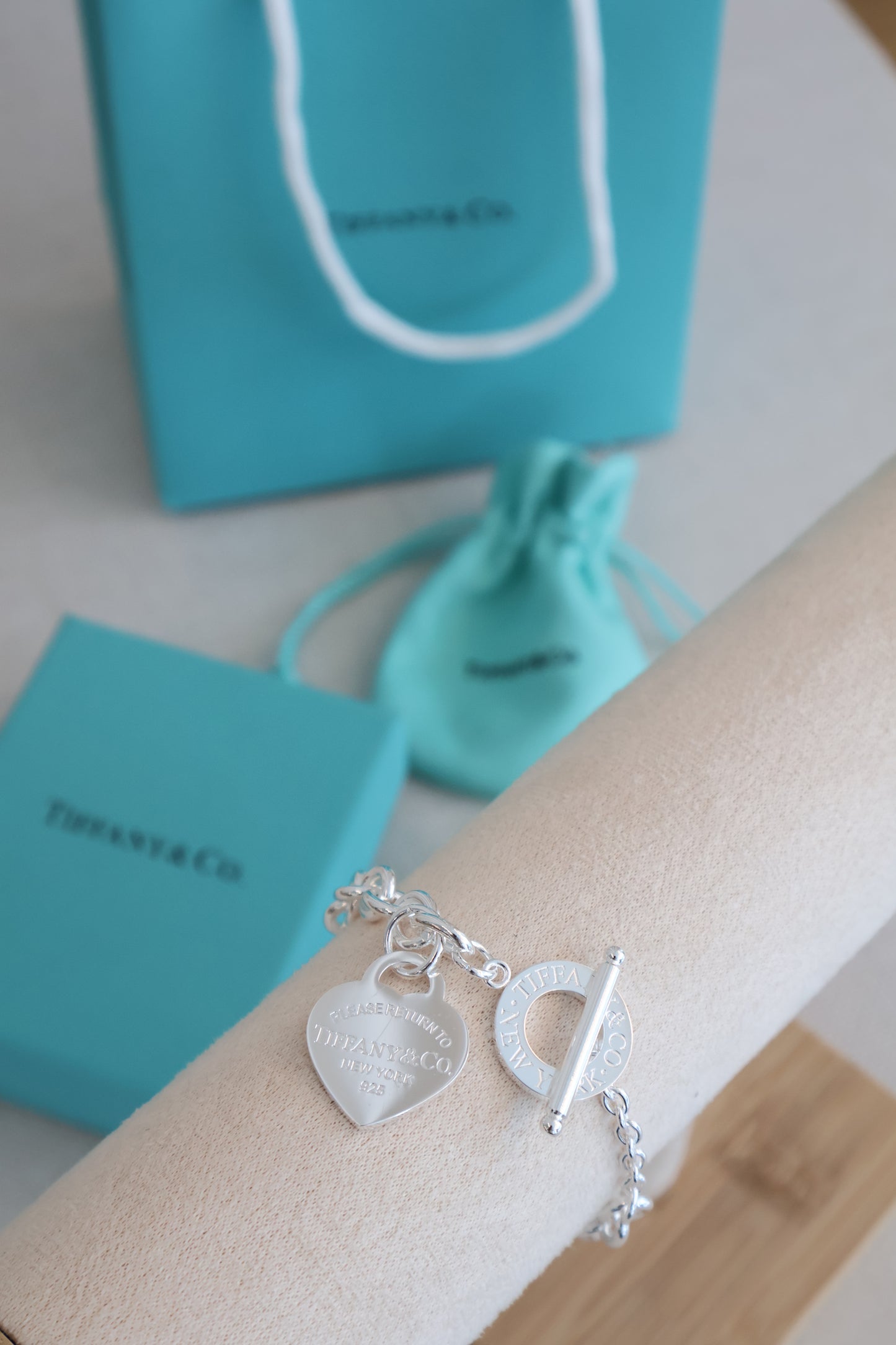 Tiffany & Co Heart Tag Toggle Bracelet (Whatsapp for Price & Grade)