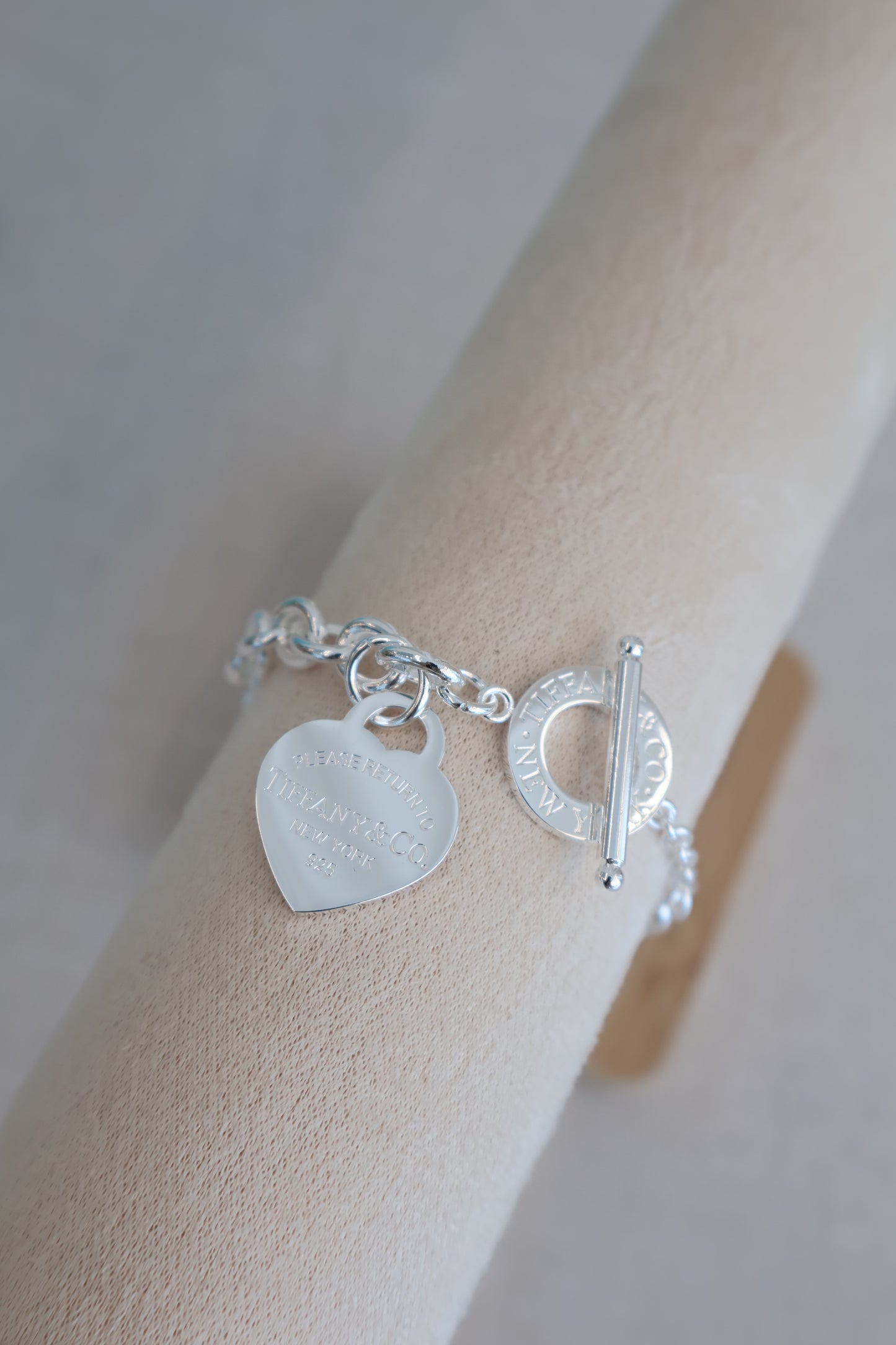 Tiffany & Co Heart Tag Toggle Bracelet (Whatsapp for Price & Grade)