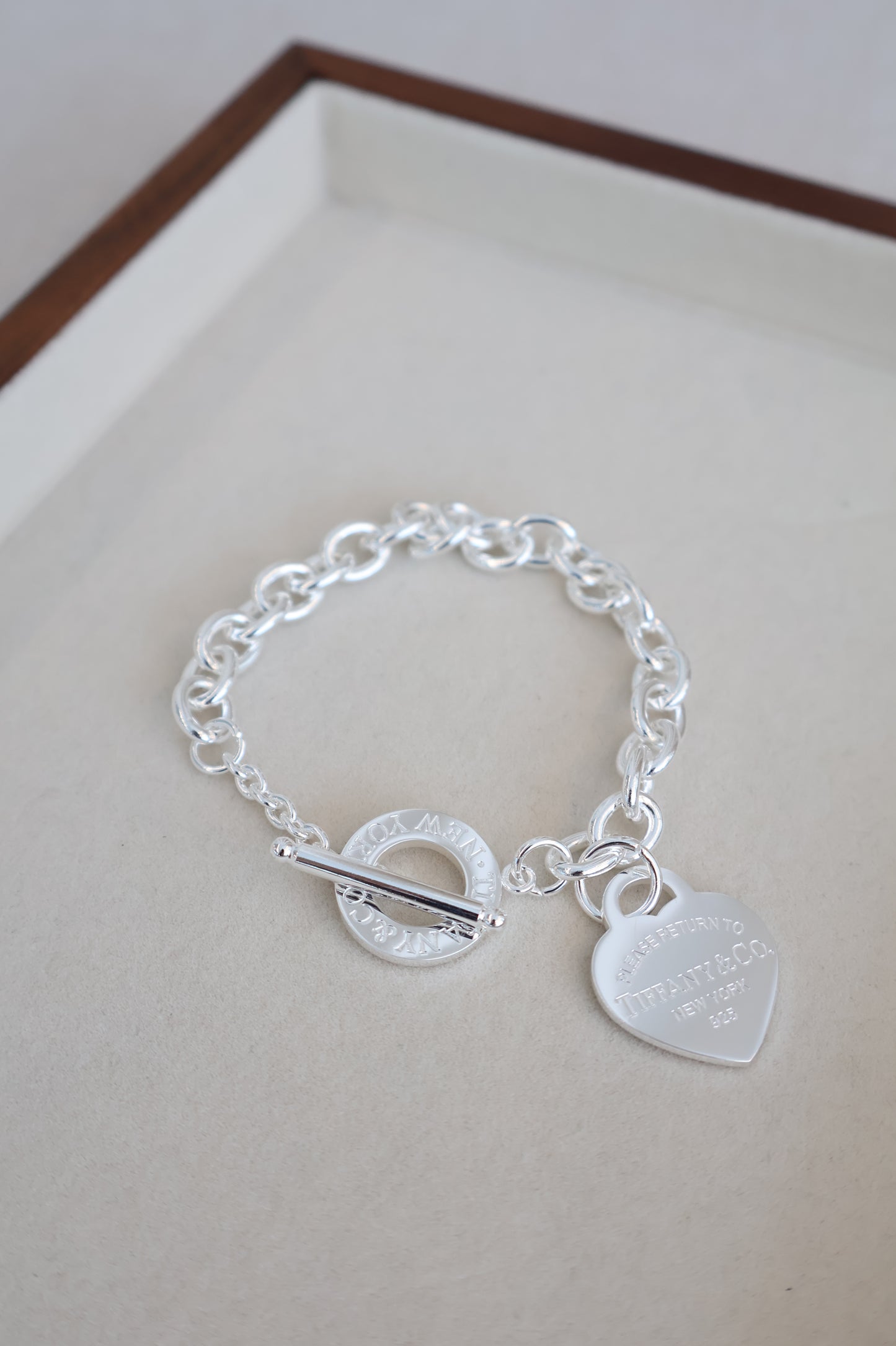 Tiffany & Co Heart Tag Toggle Bracelet (Whatsapp for Price & Grade)