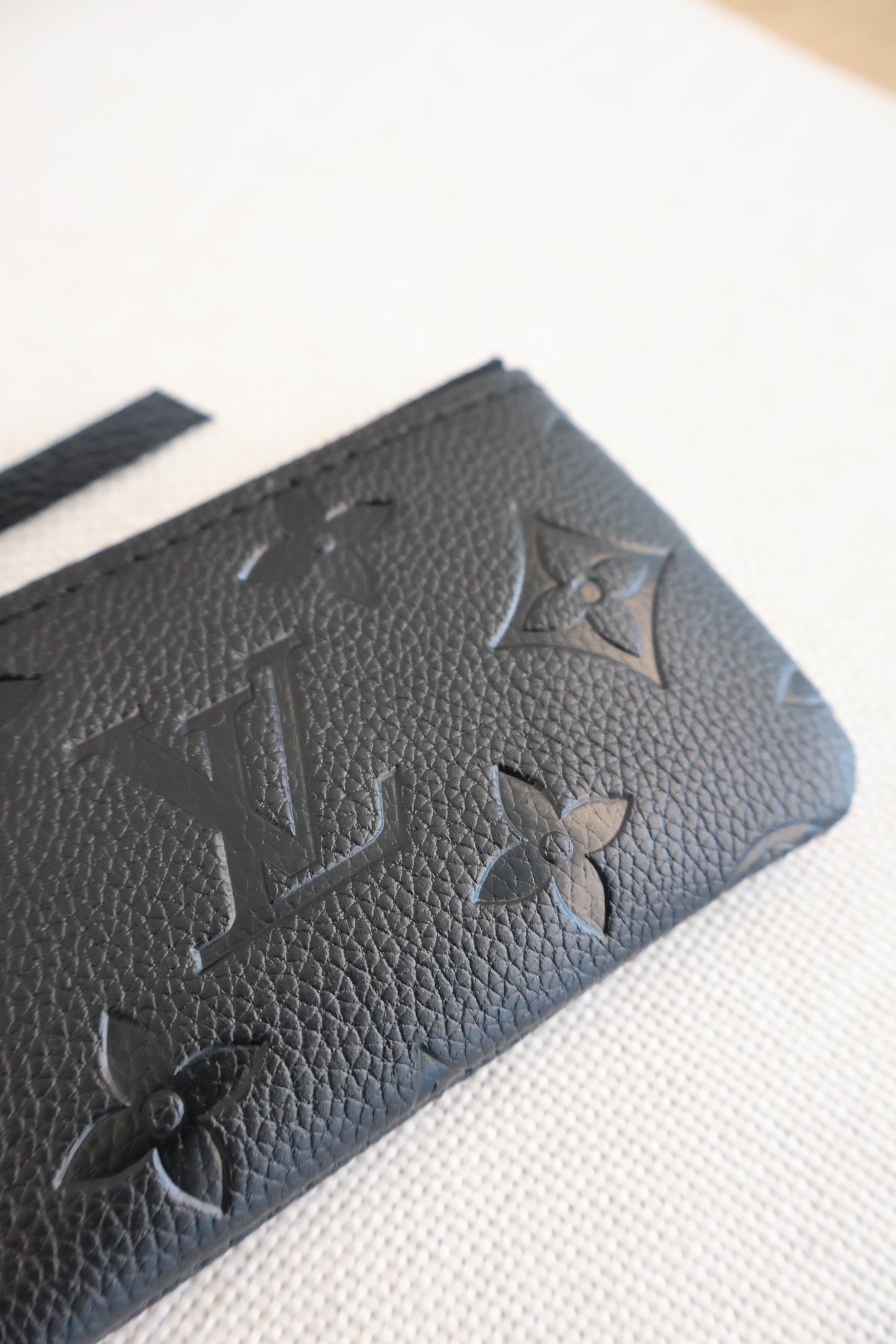 Louis Vuitton Keypouch Monogram Empreinte Black (Whatsapp for Price & Grade)