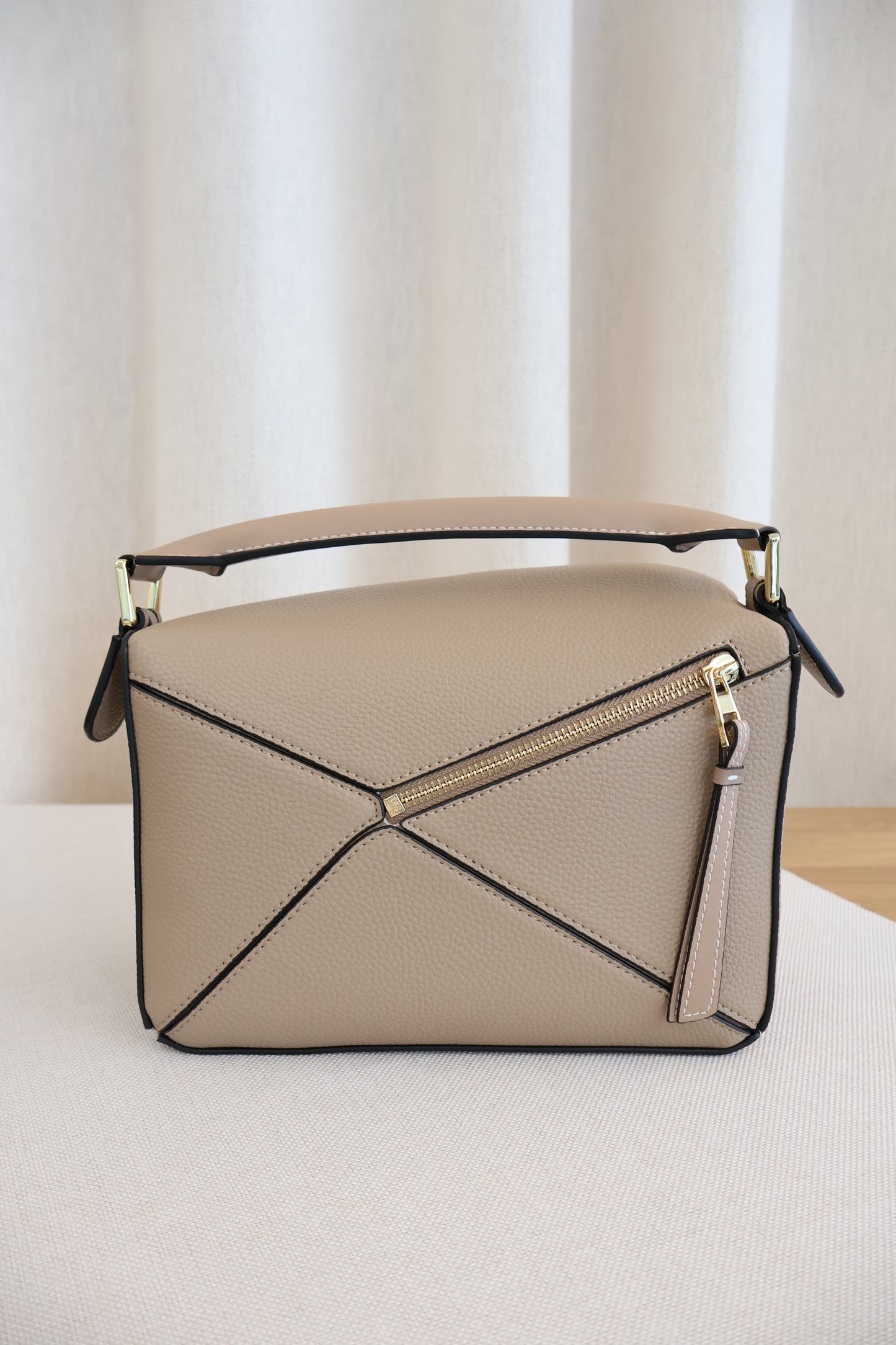 Loewe Puzzle Top Handle Bag Beige (Whatsapp for Price & Grade)