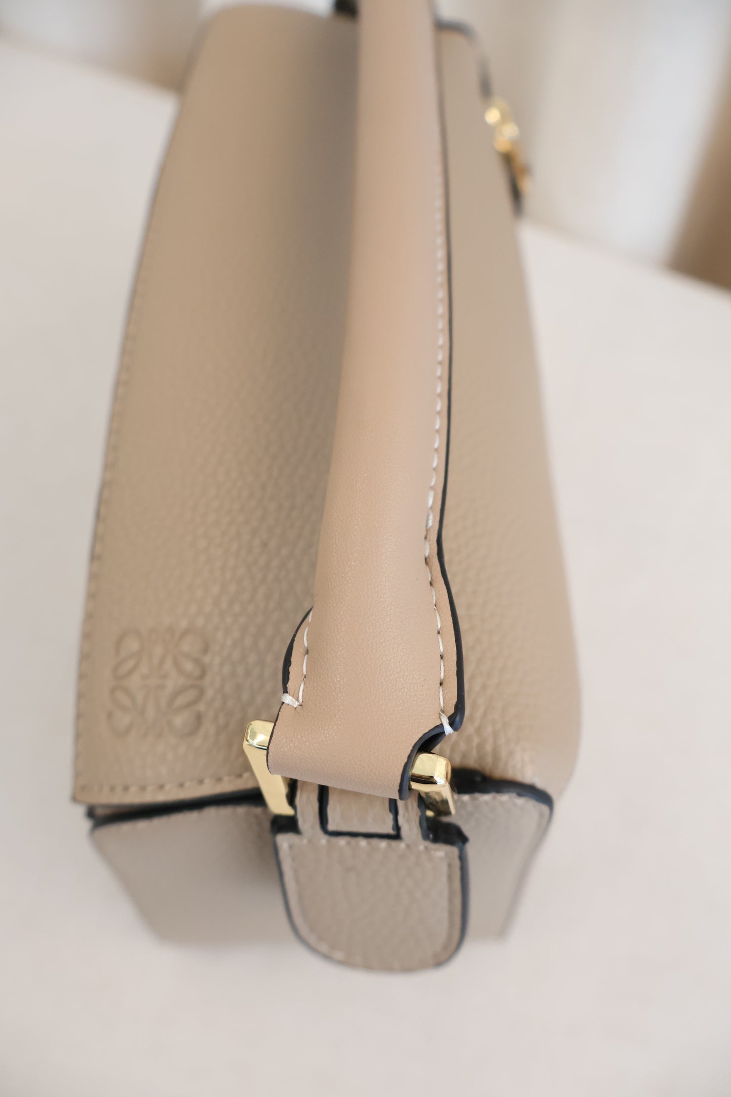 Loewe Puzzle Top Handle Bag Beige (Whatsapp for Price & Grade)