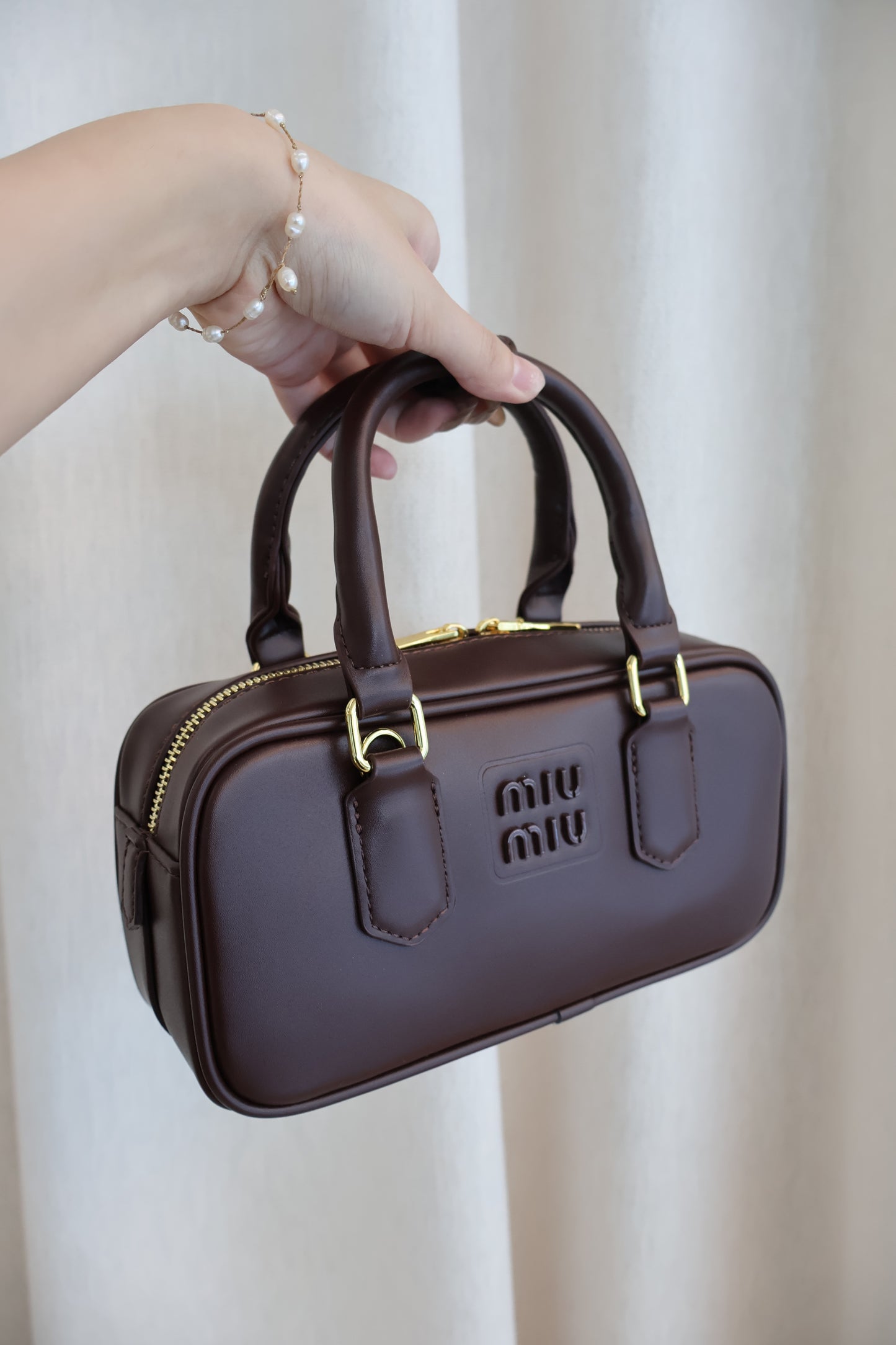 Miu Miu Arcadie bag Briarwood (Whatsapp for Price & Grade)