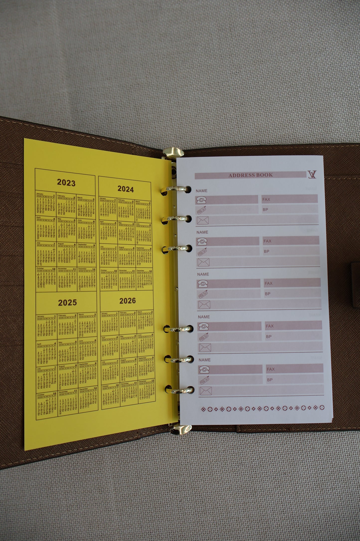 Louis Vuitton Notebook (Whatsapp for Price & Grade)