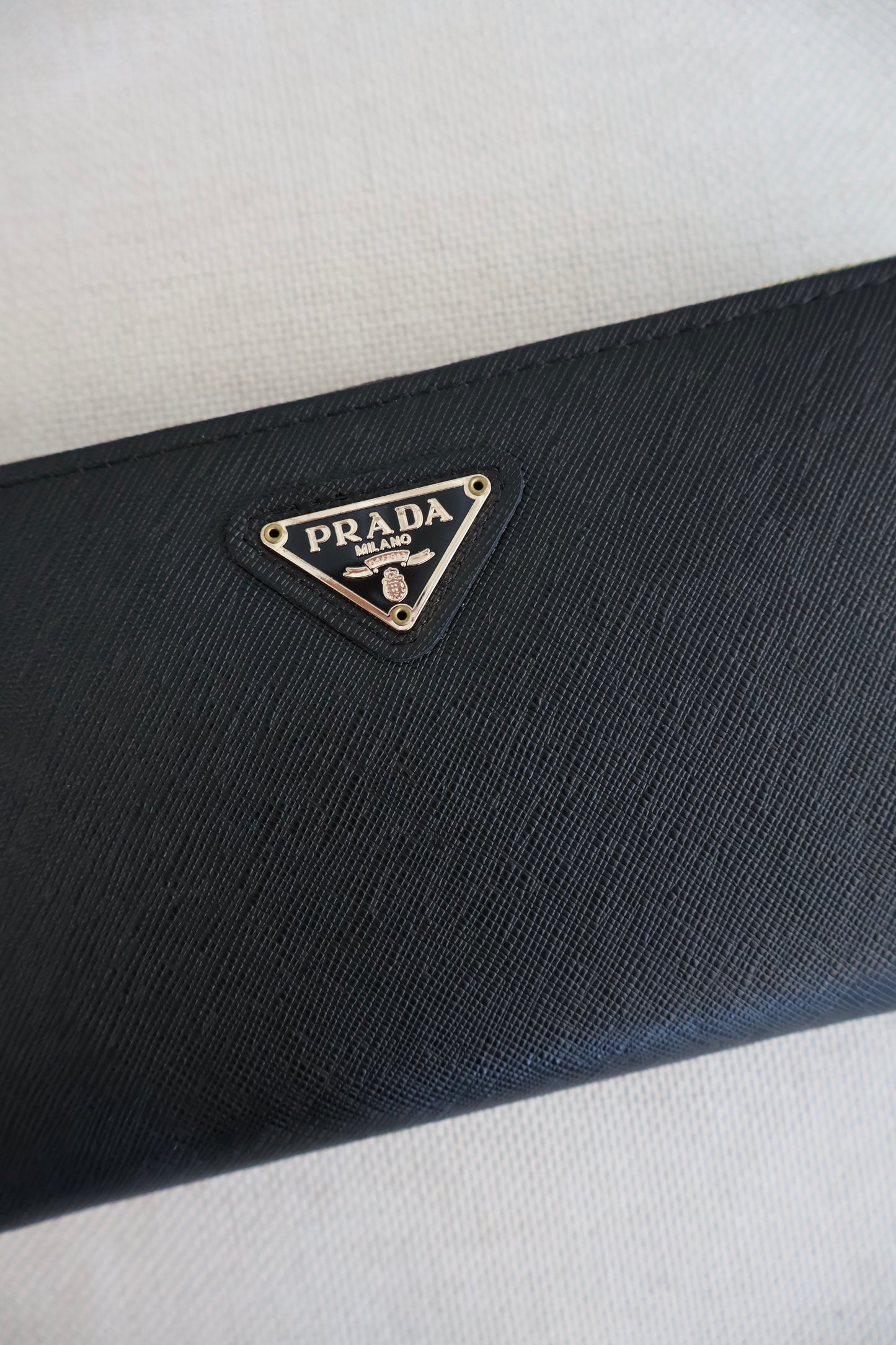 Prada Zippy Long Wallet Black (Whatsapp for Price & Grade)