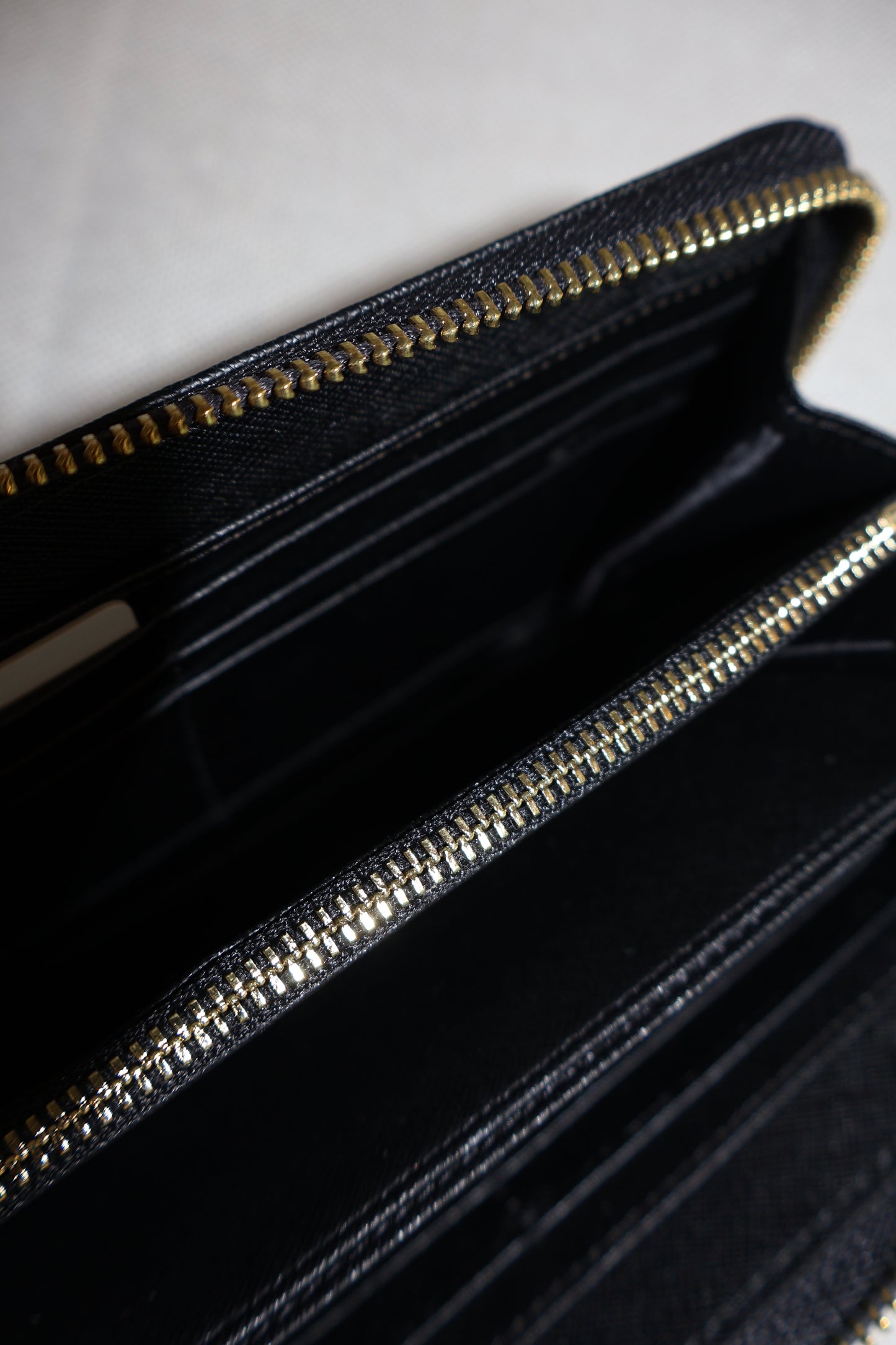 Prada Zippy Long Wallet Black (Whatsapp for Price & Grade)