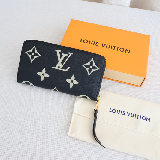 Louis Vuitton Bicolour Zippy Wallet Black x White (Whatsapp for Price & Grade)