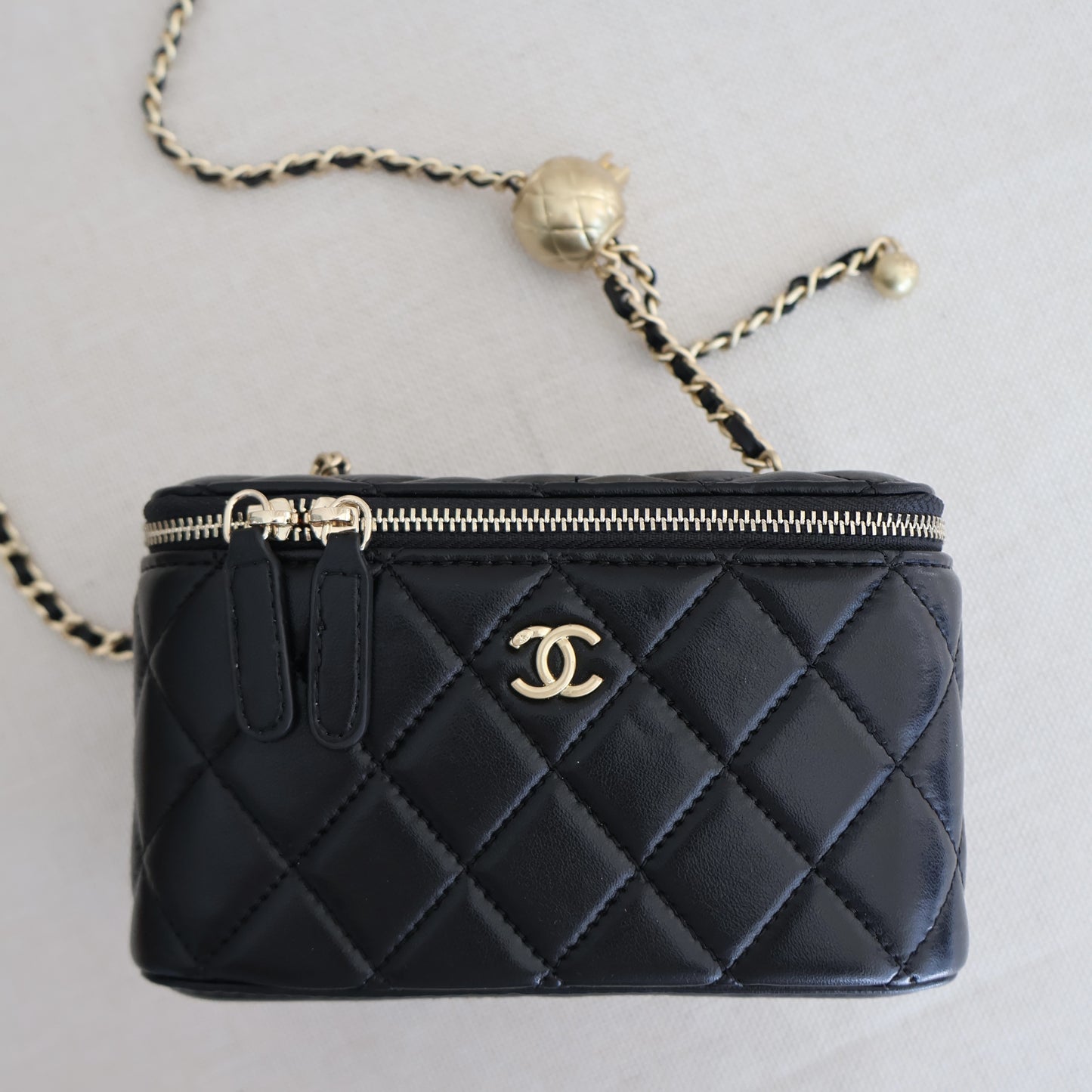 Chanel Vanity Black Bag (Whatsapp for Price & Grade)