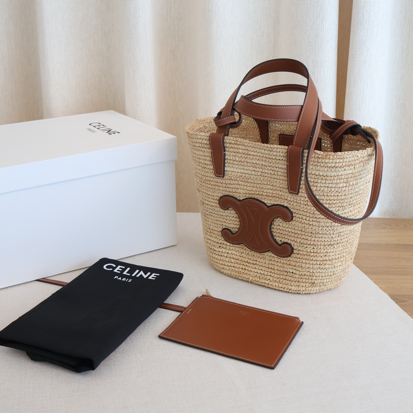 Celine Raffia Bag (Whatsapp for Price & Grade)