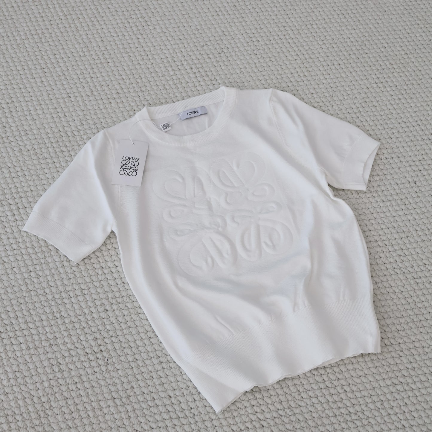 Loewe Knitted Top White (Whatsapp for Price & Grade)