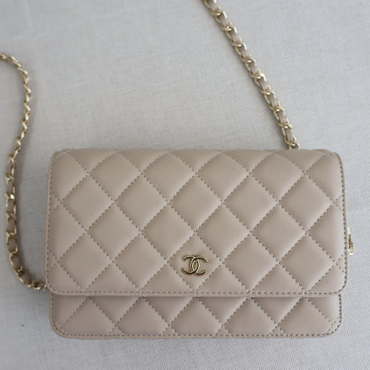 Chanel WOC Nude x Gold (Whatsapp for Price & Grade)