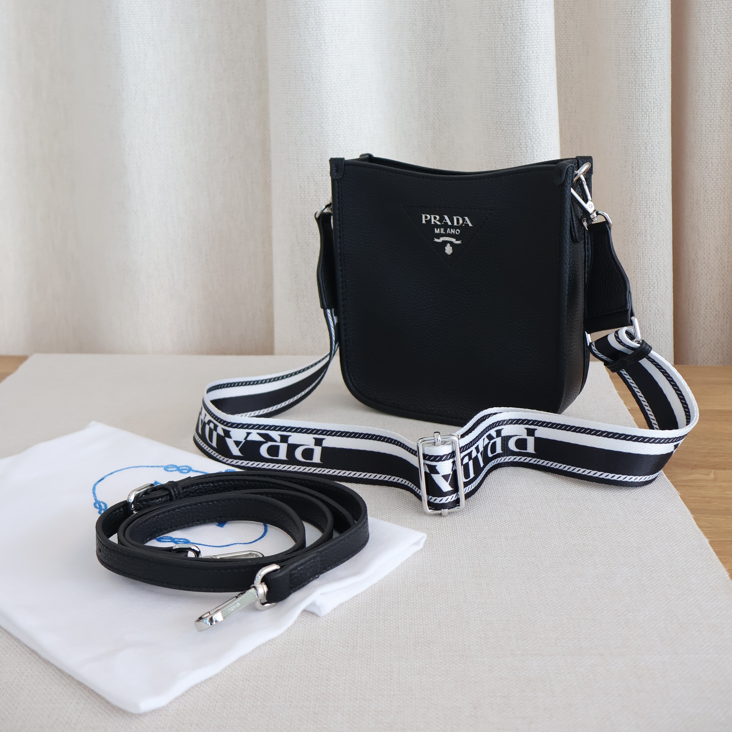 Prada Shoulder Bag Black (Whatsapp for Price & Grade)