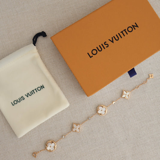 Louis Vuitton Rose Gold x White Bracelet (Whatsapp for Price & Grade)