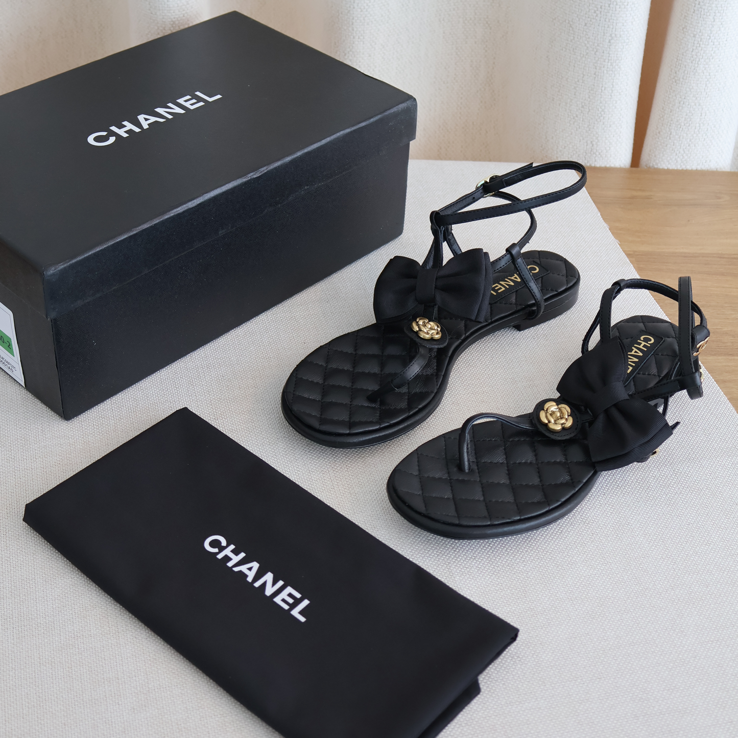 Chanel Sandals Black (Whatsapp for Price & Grade)