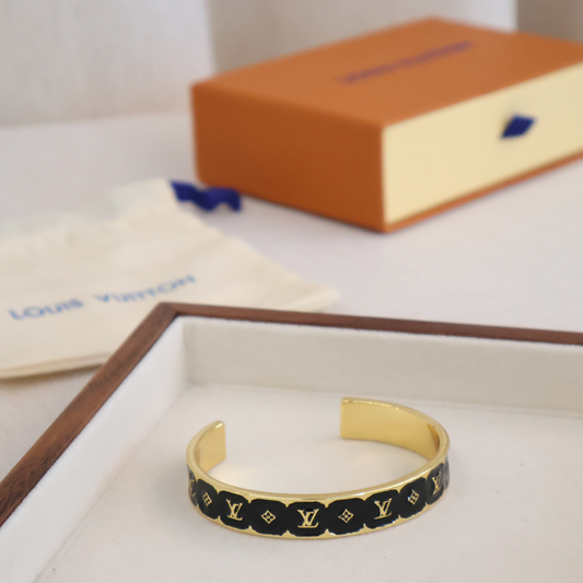 Louis Vuitton Nanogram Enamel / Bangle M1576M (Whatsapp for Price & Grade)