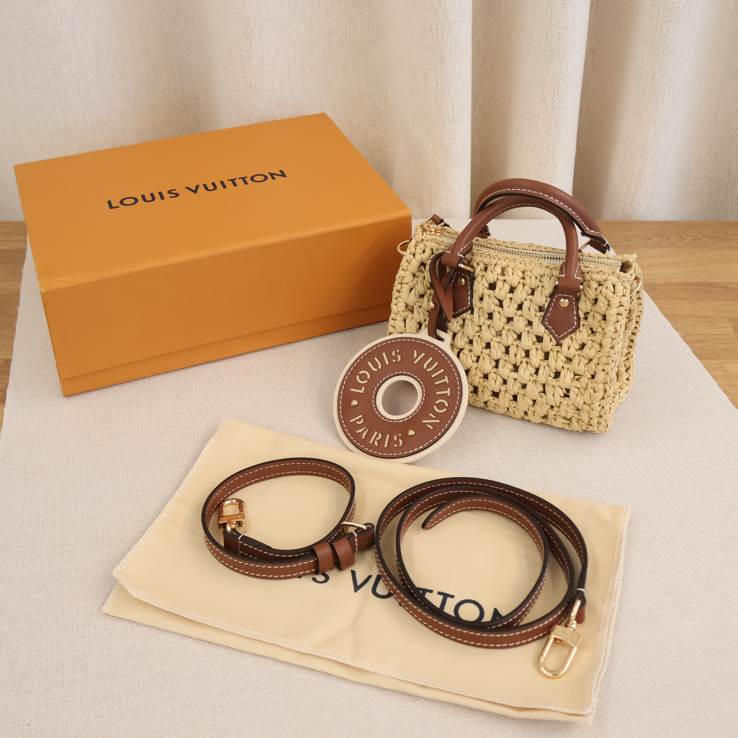 Louis Vuitton By The Pool Nano Speedy Crochet (Whatsapp for Price & Grade)