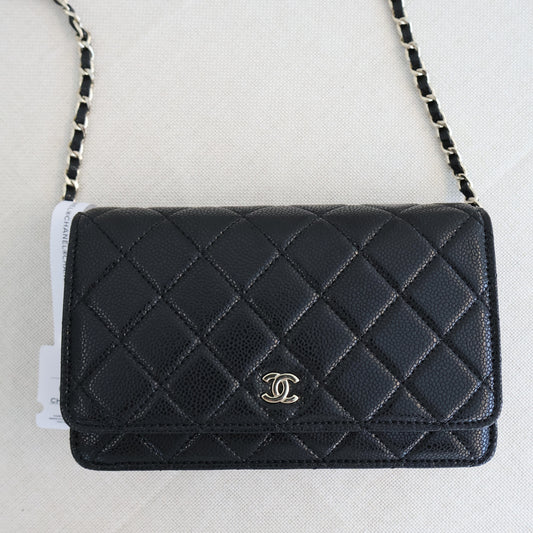 Chanel WOC Black x Gold (Whatsapp for Price & Grade)