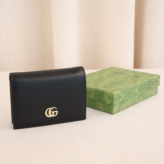 Gucci Short Flip Wallet Black (Whatsapp for Price & Grade)