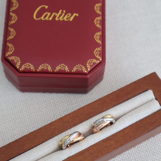 Cartier Trinity Earrings (Whatsapp for Price & Grade)