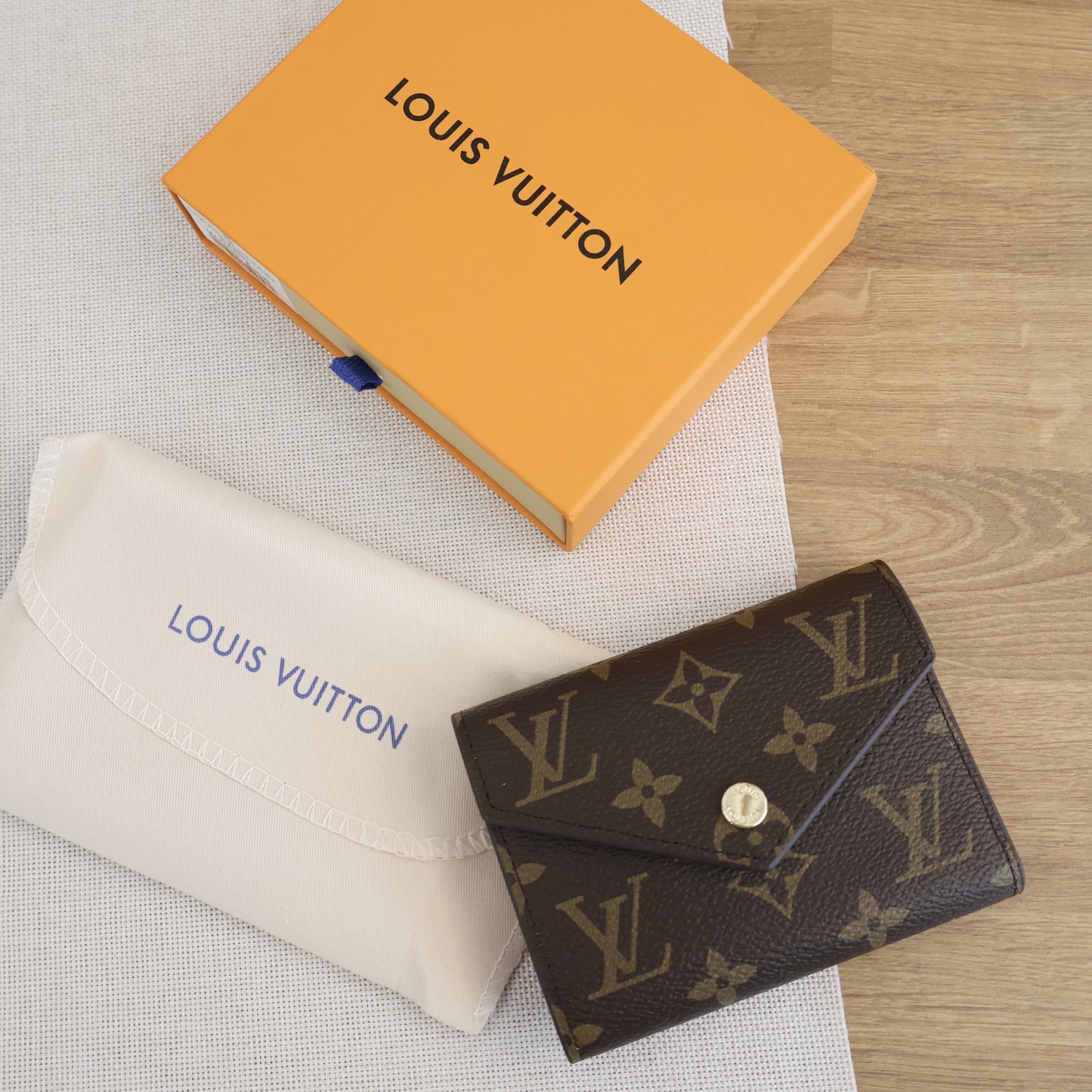 Louis Vuitton Victoria Wallet Monogram x Rose Ballerine (Whatsapp for Price & Grade)