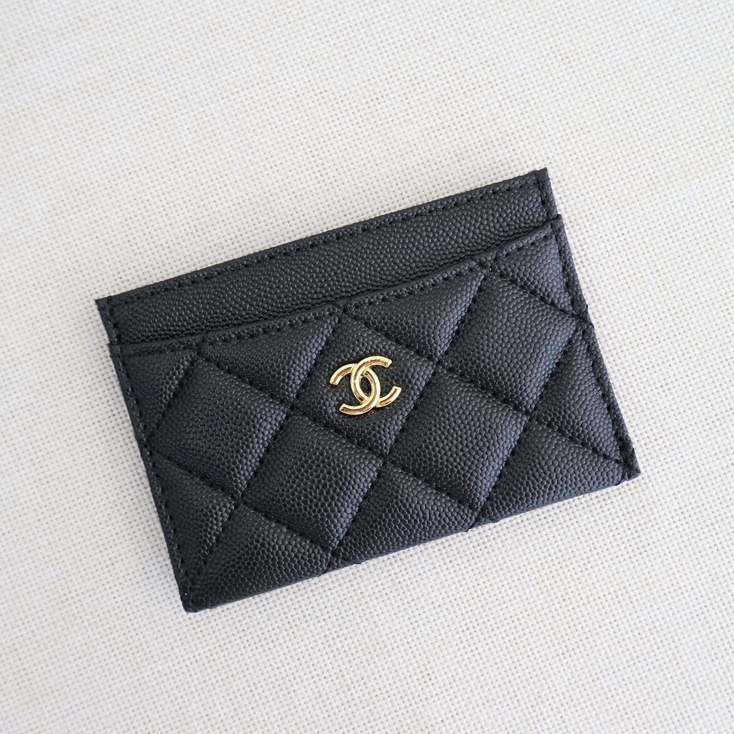 Chanel Card Holders Caviar x Gold PDD (Whatsapp for Price & Grade)
