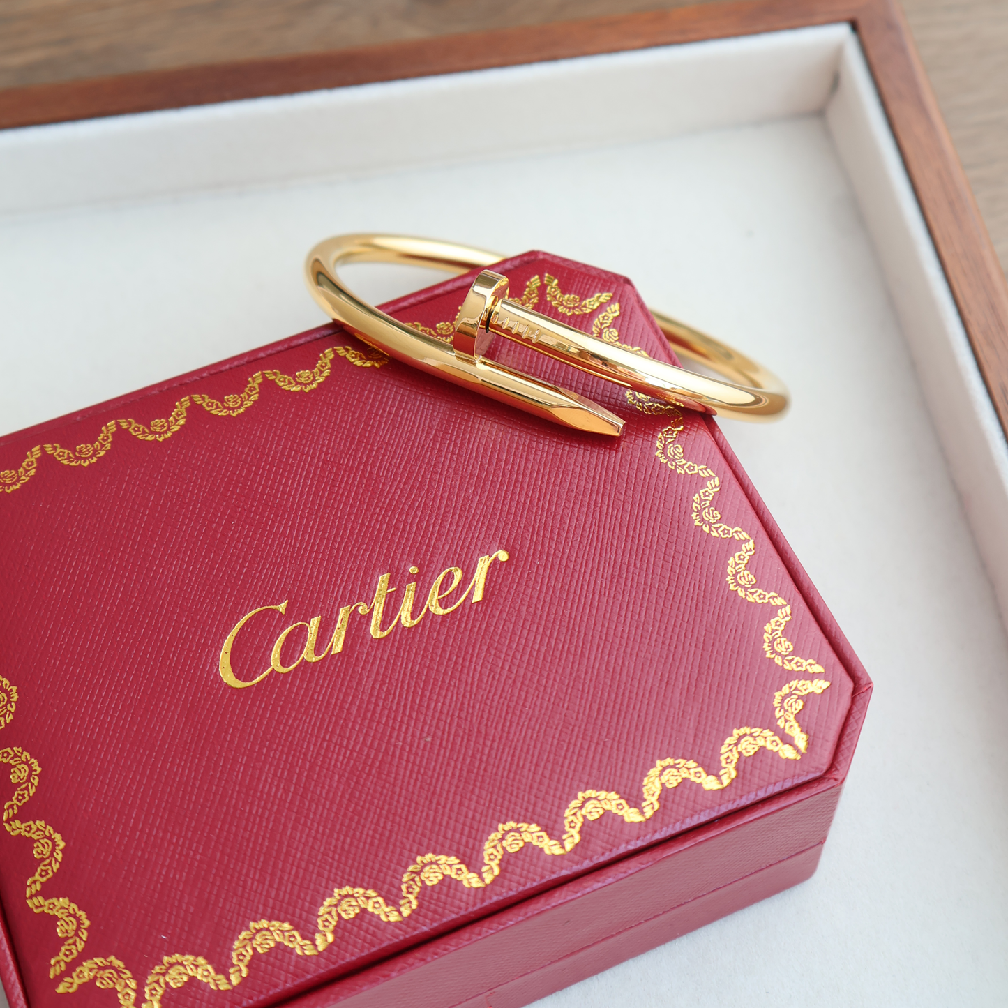 Cartier Bangle Bracelet JUC Gold (Whatsapp for Price & Grade)