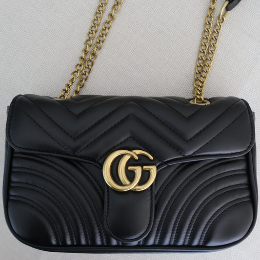 Gucci Marmont Black (Whatsapp for Price & Grade)