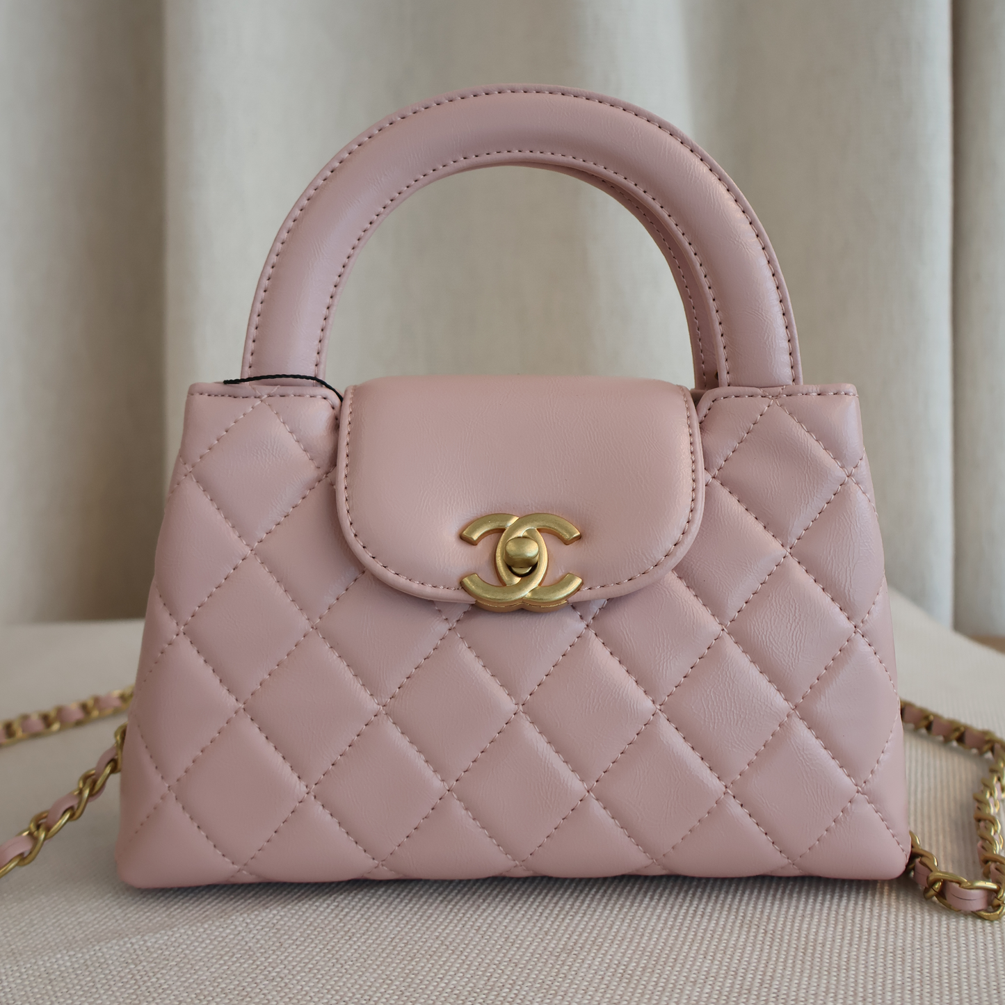 Chanel Pink Vintage Bowling Bag (Whatsapp for Price & Grade)