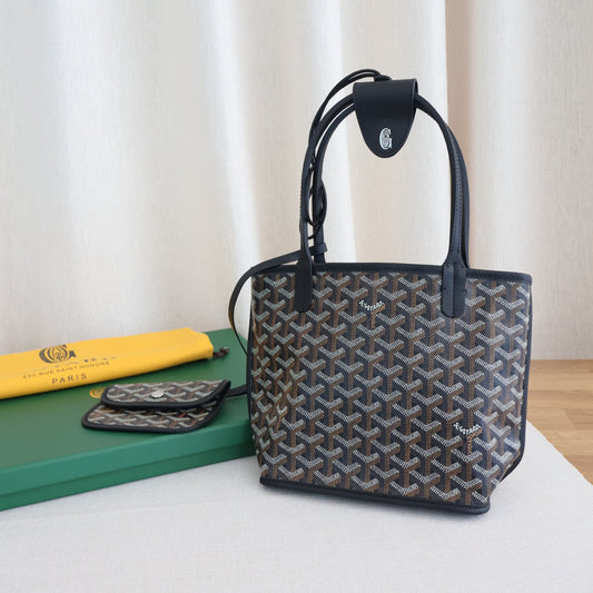 Goyard Anjou Mini Black (Whatsapp for Price & Grade)