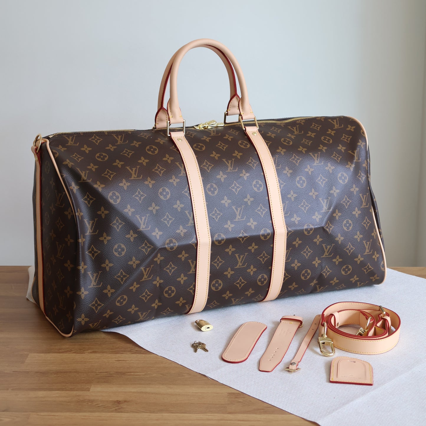 Louis Vuitton Keepall 55cm Brown Monogram (Whatsapp for Price & Grade)