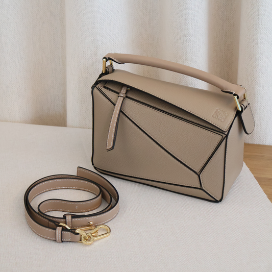 Loewe Puzzle Top Handle Bag Beige (Whatsapp for Price & Grade)