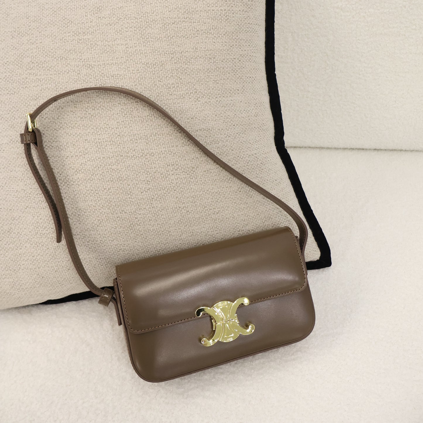 Celine Shoulder Bag Brown (Whatsapp for Price & Grade)