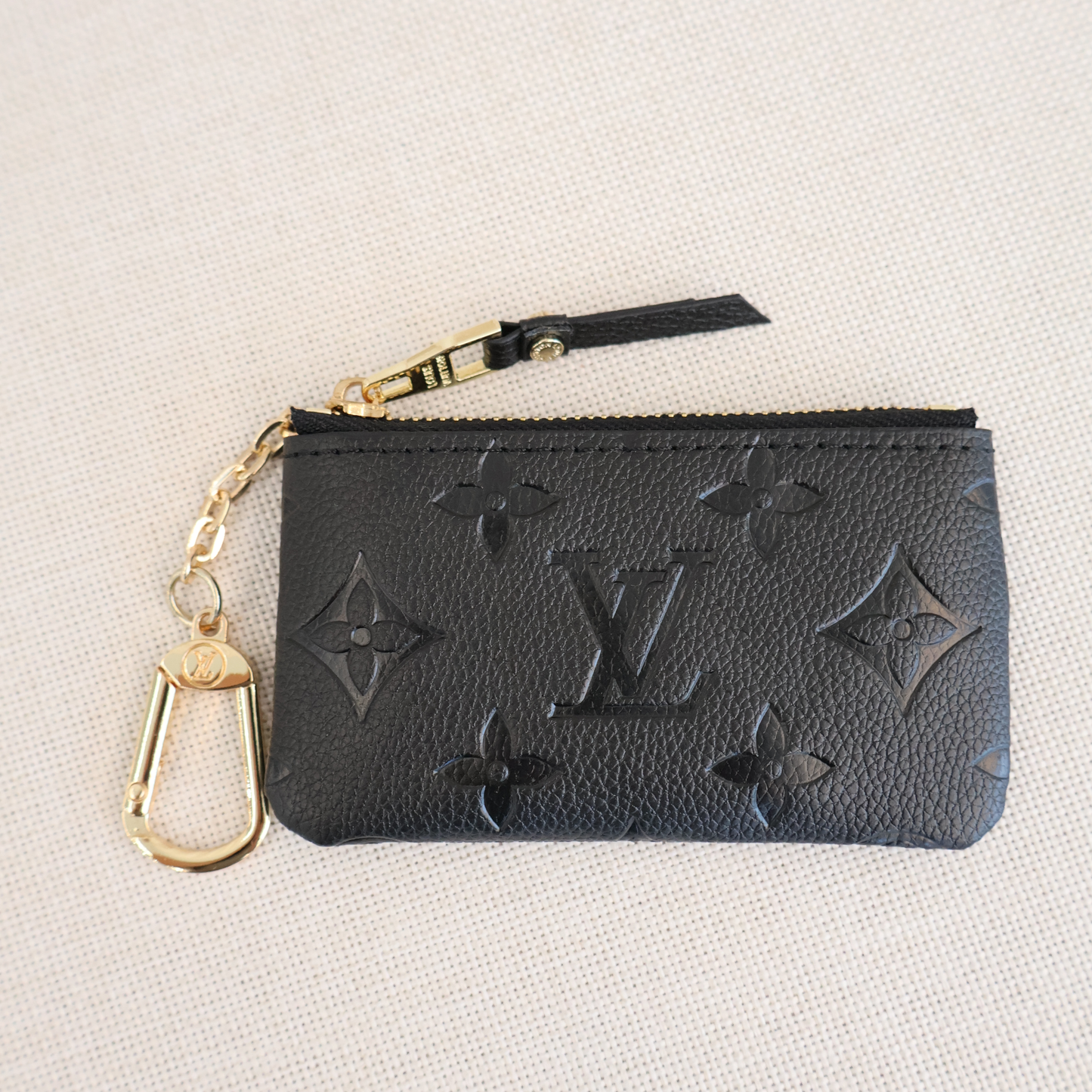 Louis Vuitton Keypouch Monogram Empreinte Black (Whatsapp for Price & Grade)