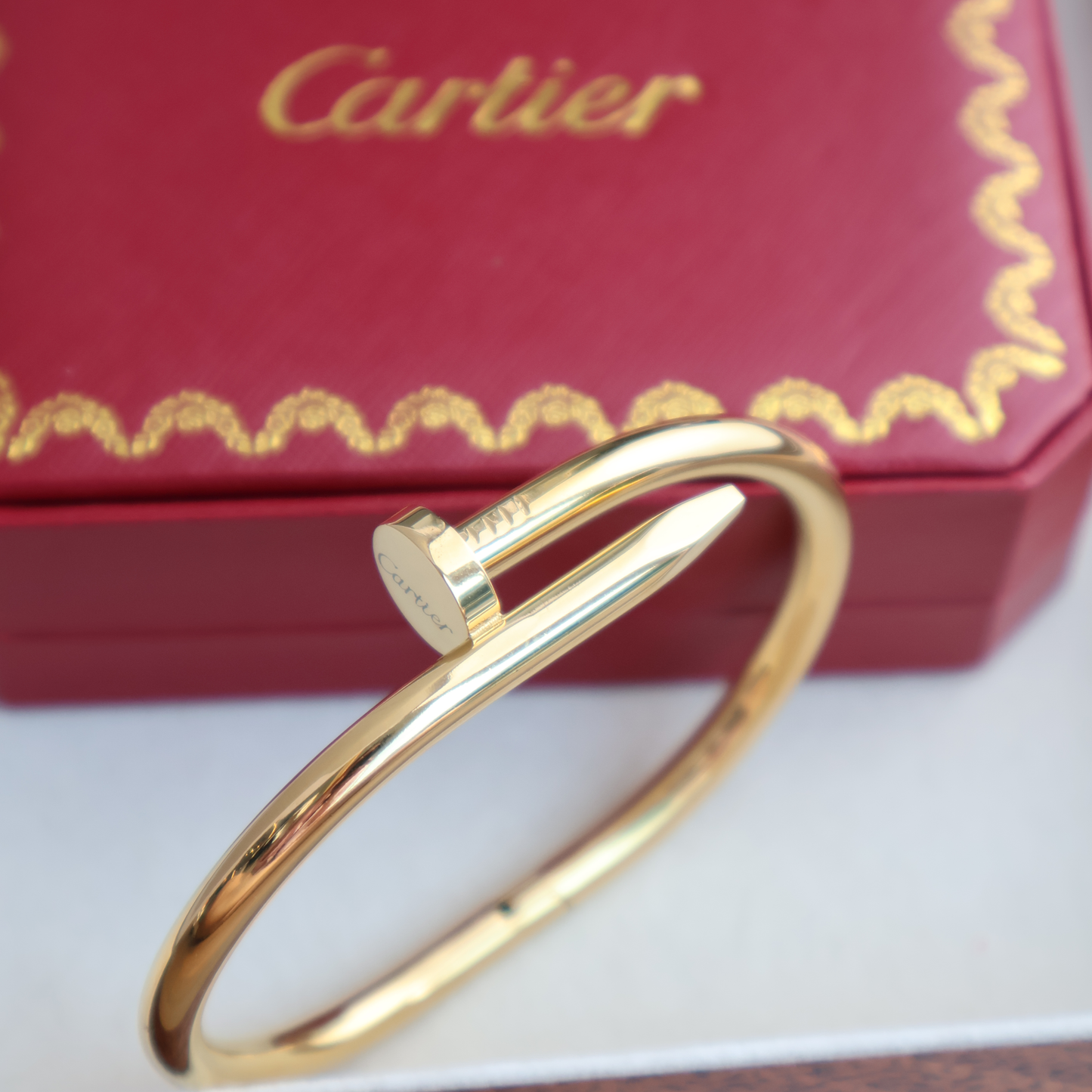 Cartier Bangle Bracelet JUC Gold (Whatsapp for Price & Grade)