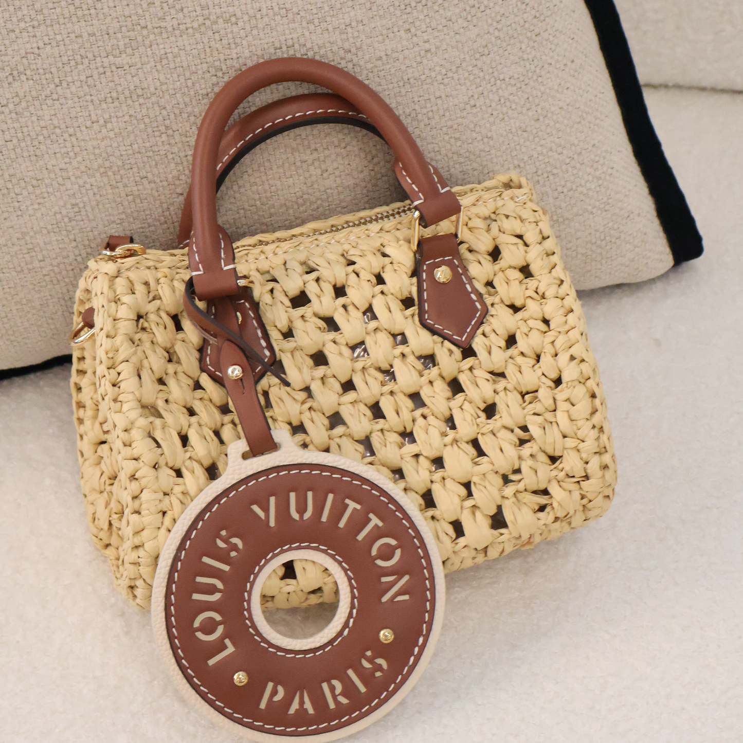 Louis Vuitton By The Pool Nano Speedy Crochet (Whatsapp for Price & Grade)