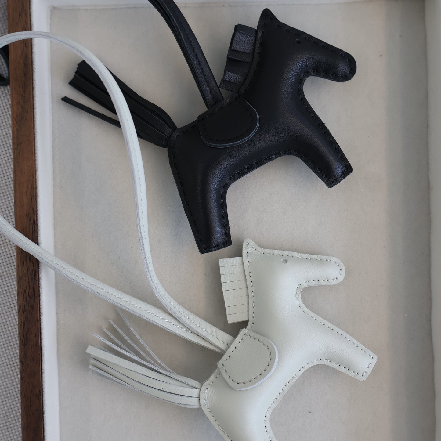 Hermes Rodeo Charm Black and White (Whatsapp for Price & Grade)