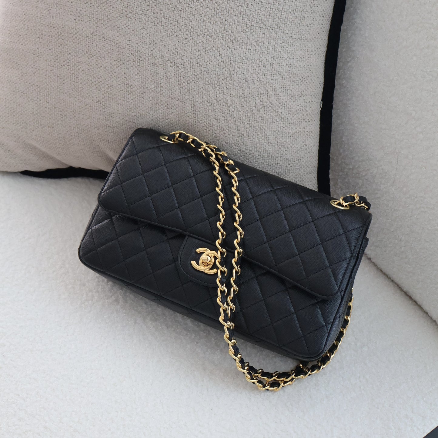 Chanel CF Black Caviar (Whatsapp for Price & Grade)